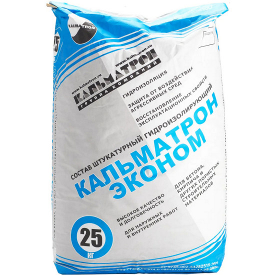 Кальматрон-Эконом. Гидроизоляционная смесь. РБ. 25 кг.