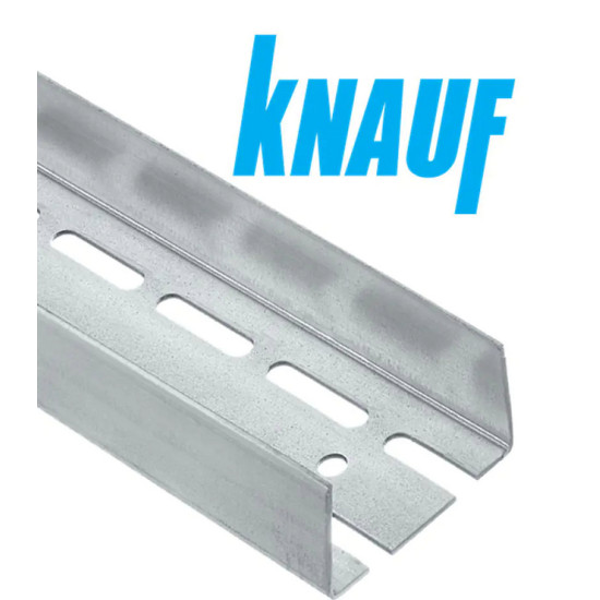 Профиль Knauf для гипсокартона UA 100x40 усиленный. Длина 3м. Толщина 2 мм. РФ.