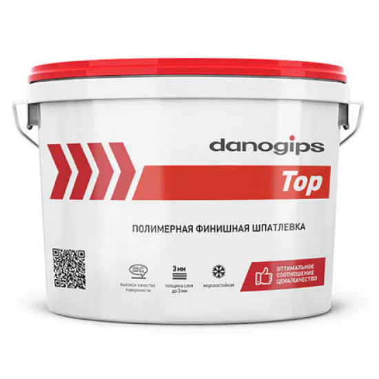 Финишная шпатлевка Danogips TOP. 16,5 кг. РБ.