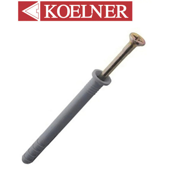 Дюбель 6*60 KOELNER (L060). Потай. В пачке 100 шт. Польша.