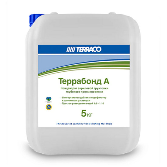 Грунтовка Terrabond A. Универсальная. Концентрат 1:10. РФ. 5 кг.