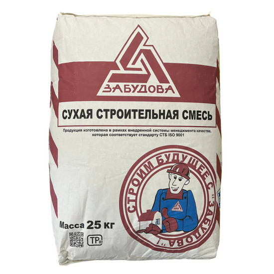 Смесь Забудова № 117.1 Для стяжек. 25 кг. РБ. Смесь Забудова № 117.1 Для стяжек. 25 кг. РБ.