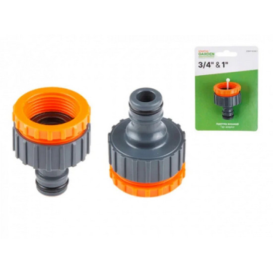 Адаптер внешний 3/4' и 1' STARTUL GARDEN. ST6011-9-3/4-1. Китай.