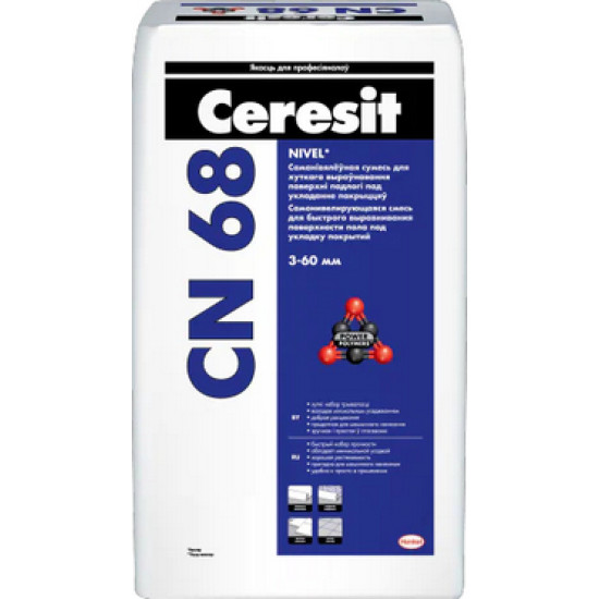 Самонивелир Ceresit CN-68. РБ. 25 кг. Самонивелир Ceresit CN-68. РБ. 25 кг.