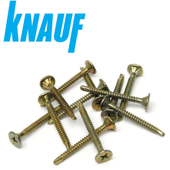 Шуруп для аквапанелей со сверлом KNAUF SB 3.9*39. Тайвань. 250 шт.