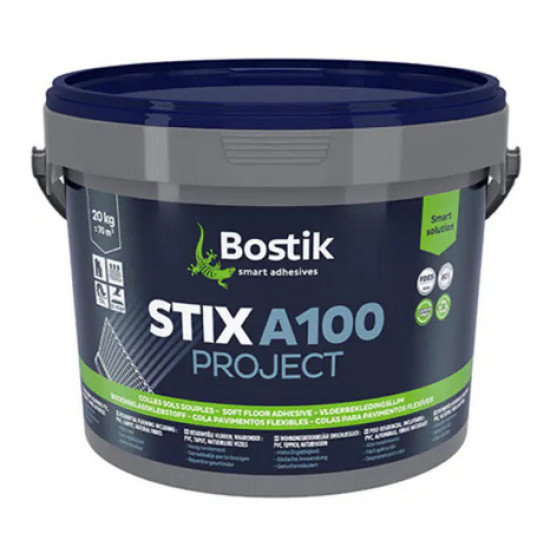 Клей для линолеума Bostik STIX A100 Project 20 кг. Франция.