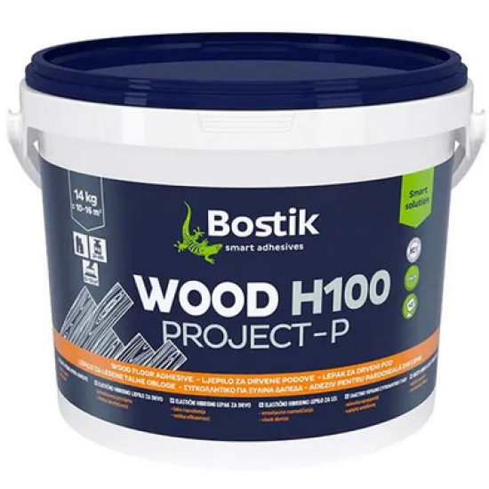 Клей для паркета Bostik Wood H100 Project-P 14 кг. Франция. Клей для паркета Bostik Wood H100 Project-P 14 кг. Франция.