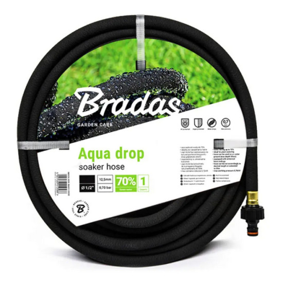 Шланг сочащийся Bradas Aqua-Drop 1/2' 15 м. WAD1/2015. Китай.
