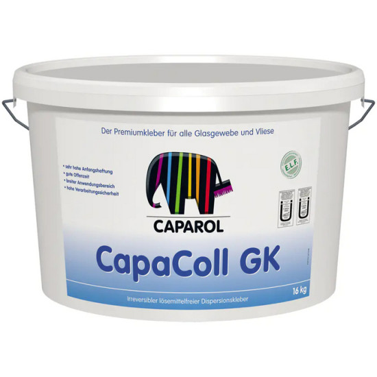 Клей для стеклообоев Caparol Capaver CapaColl GK. 16 кг. Германия. Клей для стеклообоев Caparol Capaver CapaColl GK. 16 кг. Германия.