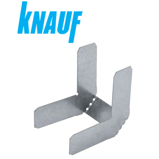 Соединитель KNAUF угловой 90º для профилей CD 60/27. РФ.