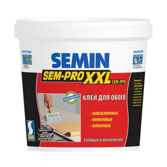 Клей для обоев SEMIN SEM-PRO XXL. 10 кг. РФ.