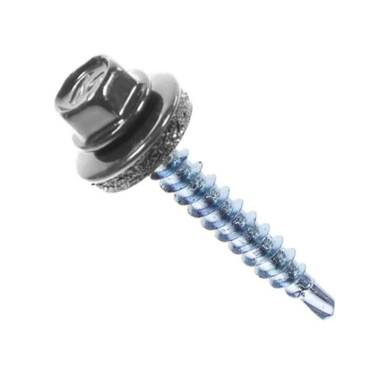 Саморез кровельный DAXMER 4,8х35 мм RAL 7024 (графит) 250 шт. РФ. Саморез кровельный DAXMER 4,8х35 мм RAL 7024 (графит) 250 шт. РФ.