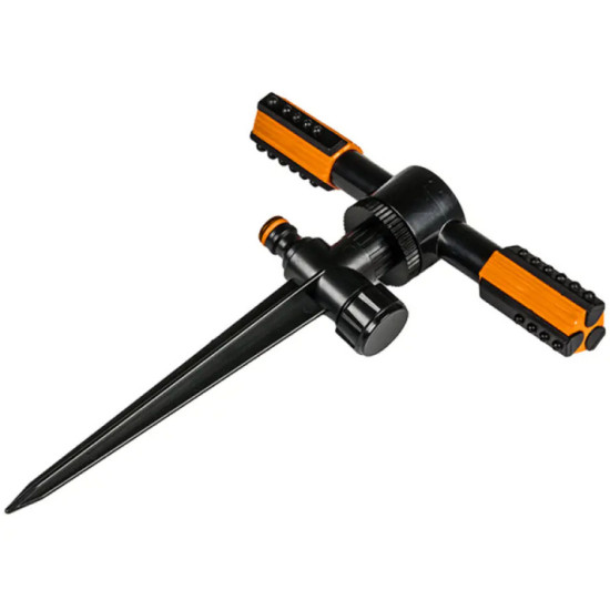 Дождеватель круговой двухрожковый Bradas Black Line Duo. ECO-TS1010. Китай.