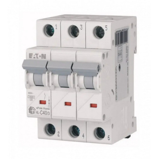 Автоматический выключатель EATON HL-C40/3. Сербия.