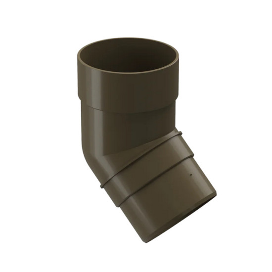 Колено 45º Docke PREMIUM (Каштан). RAL8017. РФ.
