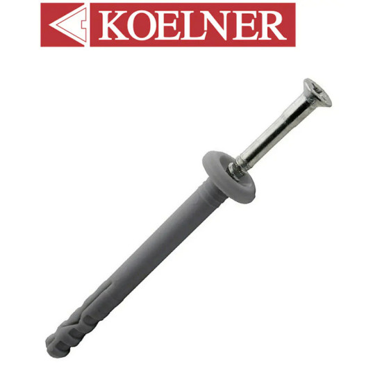 Дюбель 6*40 KOELNER (K040). Нахлест. Пачка 200 шт. Польша.