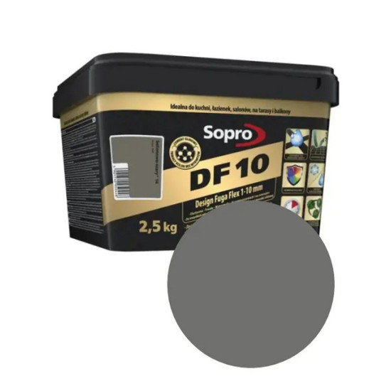 Фуга Sopro DF 10 №1073(64). Базальт. 2,5 кг. Польша.