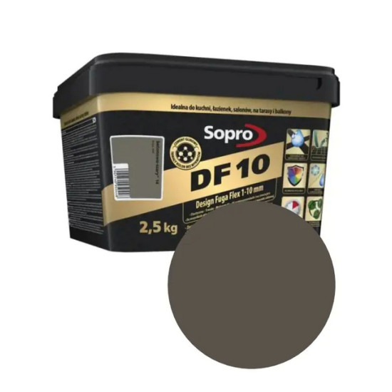 Фуга Sopro DF 10 №1076(62). Хебан. 2,5 кг. Польша.