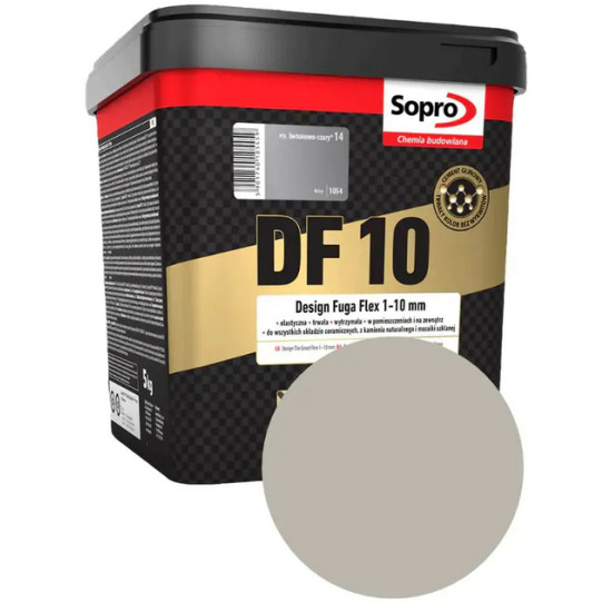 Фуга Sopro DF 10 №1053(15). Серая. 5 кг. Польша.