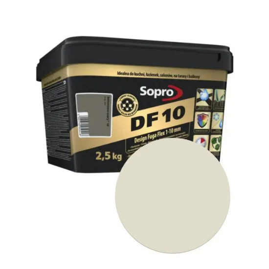 Фуга Sopro DF 10 №1052(17). Серебристо-серая. 2,5 кг. Польша.