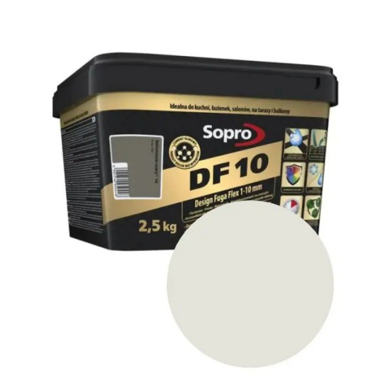 Фуга Sopro DF 10 №1051(16). Светло-серая. 2,5 кг. Польша.