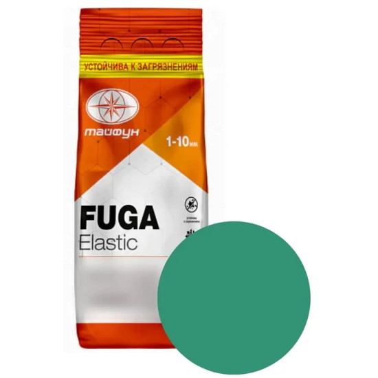 Фуга Тайфун Elastic. №217 Изумрудная. 2 кг. РБ.