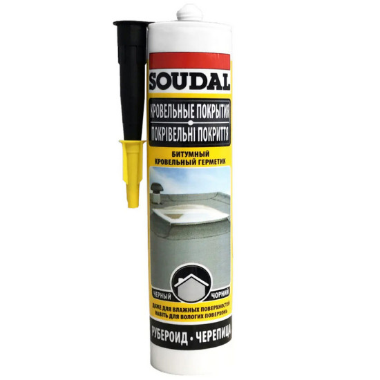 Герметик битумный кровельный Soudal. 280 мл. Бельгия. Герметик битумный кровельный Soudal. 280 мл. Бельгия.