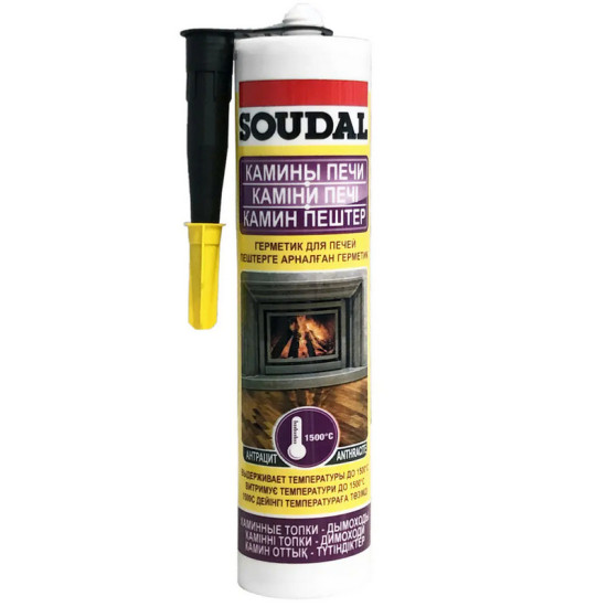 Герметик для печей Soudal 280 мл. Бельгия. Герметик для печей Soudal 280 мл. Бельгия.