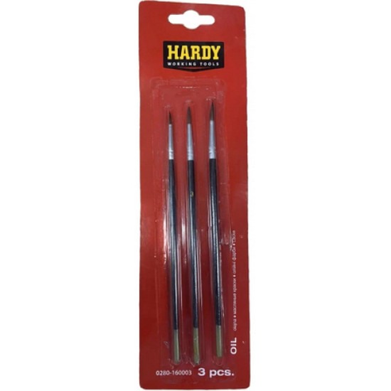 Набор кистей Hardy 3 шт. 0280-160003. Китай.