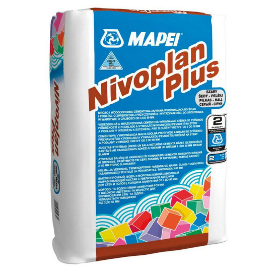 Штукатурка цементная MAPEI Nivoplan Plus. РФ. 25кг.