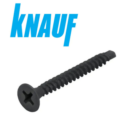 Саморез KNAUF TB со сверлом 3,5*25. 1000 шт. Тайвань. Саморез KNAUF TB со сверлом 3,5*25. 1000 шт. Тайвань.
