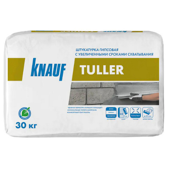 Штукатурка гипсовая ручного нанесения Knauf Туллер. 30 кг. РФ.