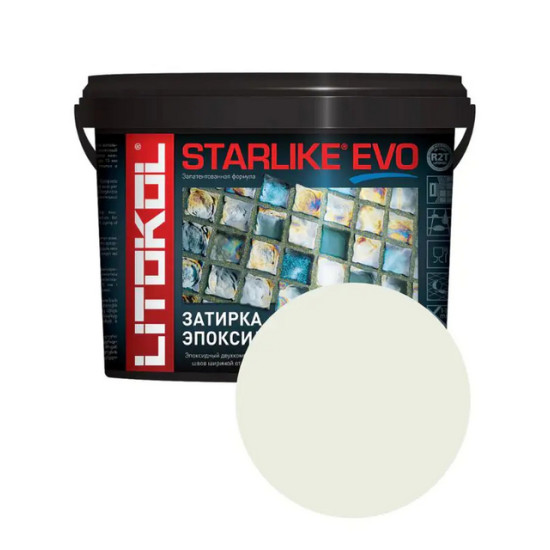 Эпоксидная фуга Litokol Starlike EVO S.200 Avorio. 1 кг. РФ.
