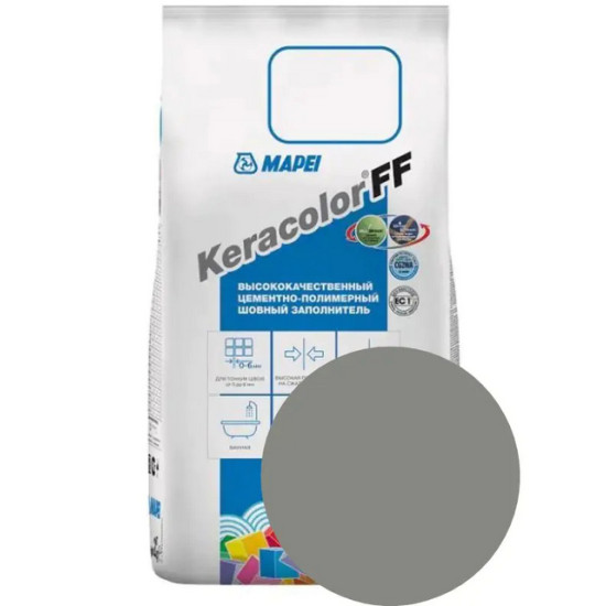 Фуга Mapei KERACOLOR FF № 113 (тёмно-серый). 2кг. РФ.