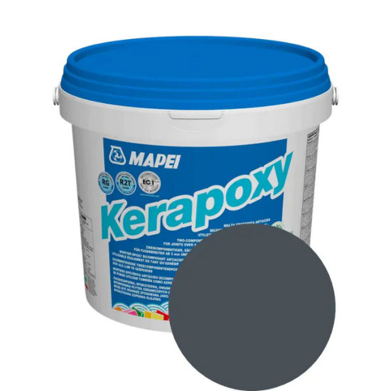Эпоксидная фуга Mapei KERAPOXY 114 (антрацит). 2 кг. Италия. Эпоксидная фуга Mapei KERAPOXY 114 (антрацит). 2 кг. Италия.