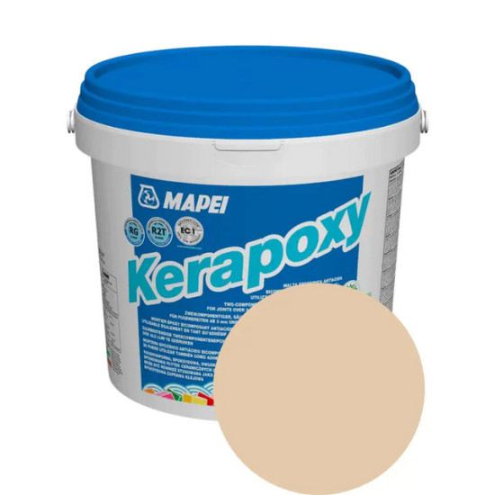 Эпоксидная фуга Mapei KERAPOXY 132 (бежевый). 2 кг. Италия.