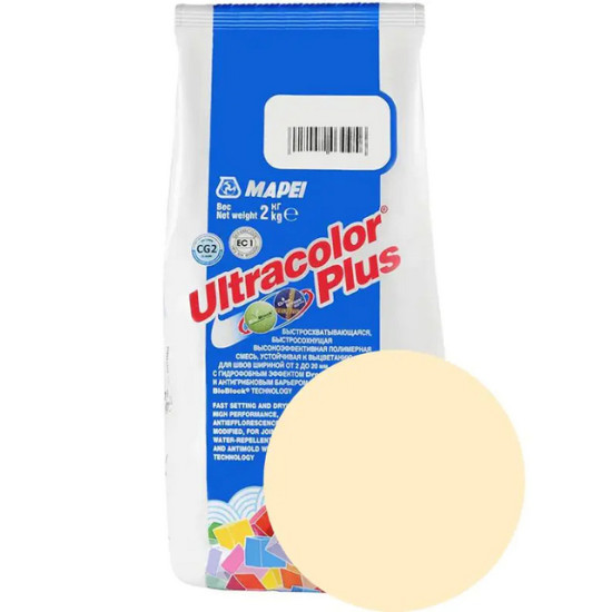 Фуга Mapei ULTRACOLOR PLUS №131 (ваниль). 2 кг. РФ.