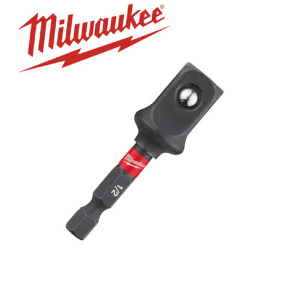 Адаптер ударный с 1/4 Hex на 1/2' Shockwave Impact Duty Milwaukee. Китай.