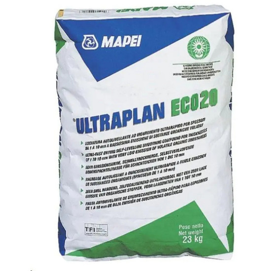 Самонивелир быстротвердеющий MAPEI ULTRAPLAN ECO 20. РФ. 23 кг.