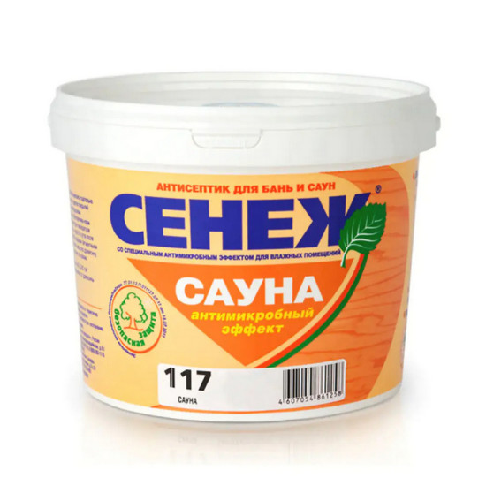 Антисептик для дерева Сенеж Сауна. 0,9 кг. РФ. Антисептик для дерева Сенеж Сауна. 0,9 кг. РФ.