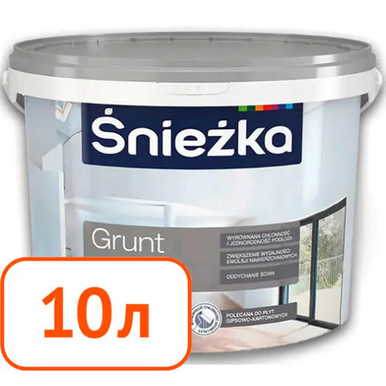 Грунт-краска Sniezka Grunt. Польша. 10 л. Грунт-краска Sniezka Grunt. Польша. 10 л.