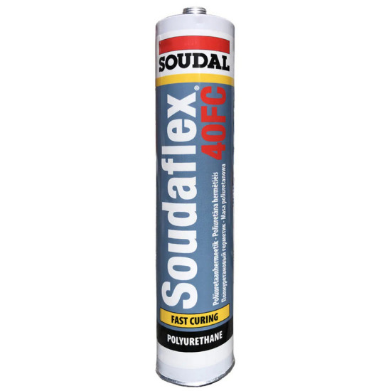 Клей-герметик полиуретановый Soudal Soudaflex 40FC белый. 300мл. Бельгия.