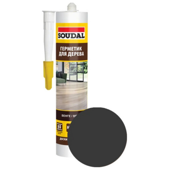 Герметик акриловый для дерева Soudal венге 280 мл. Бельгия Герметик акриловый для дерева Soudal венге 280 мл. Бельгия