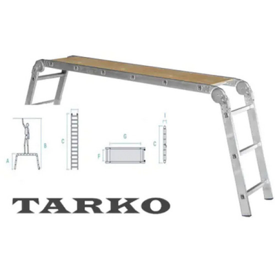 Рабочие подмости TARKO 7724003. 85 см. 3х6х3 ступени. РБ.