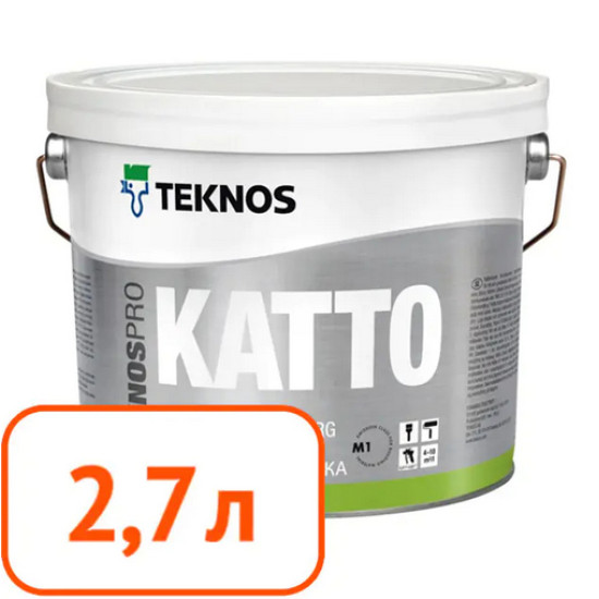 Краска Teknos Teknospro Katto. 2,7 л. Финляндия. Краска Teknos Teknospro Katto. 2,7 л. Финляндия.